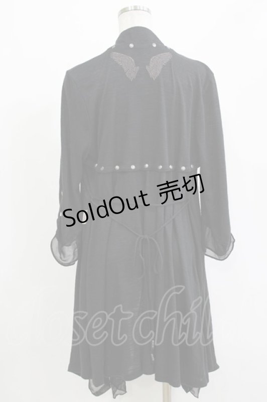 画像3: Rozen Kavalier / 2WAYプリントボレロ  黒 H-26-04-20-054-OO-TO-AK-ZH (3)