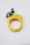 画像2: Q-pot. / Tiny Mouse's Cheese Ring 約10号  H-26-04-20-071-QP-AC-KB-ZH (2)