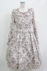 画像1: Melody BasKet / Rose Princessブラウスワンピース M ピンク H-26-04-20-007-LO-OP-KB-ZH (1)