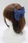 画像1: Jane Marple / Sheer logosヘアコサージュ  ブルー H-26-04-20-075-JM-AC-KB-ZH (1)