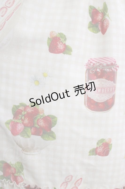 画像4: Melody BasKet / Strawberry picnicティアードフリルワンピース  ベージュ H-26-04-20-001-LO-OP-KB-ZH (4)