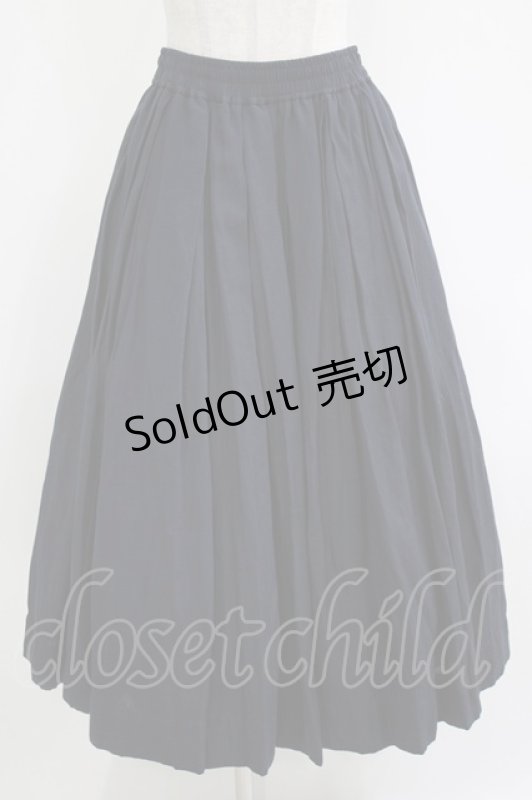 画像1: Jane Marple / Vintage linen tuck skirt  navy H-26-04-20-011-JM-SK-KB-ZH (1)