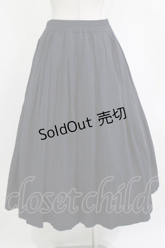 画像3: Jane Marple / Vintage linen tuck skirt  navy H-26-04-20-011-JM-SK-KB-ZH (3)