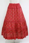 画像1: Jane Marple Dans Le Salon / Granny’s buttons tiered skirt  ローズ H-26-04-20-012-JM-SK-KB-ZH (1)