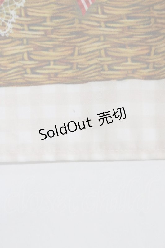 画像5: Melody BasKet / Strawberry picnicティアードフリルワンピース  ベージュ H-26-04-20-001-LO-OP-KB-ZH (5)