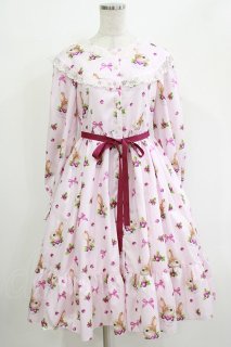 Emily Temple cute / Berry Bunnyワンピース S ピンク H-26-04-20-016