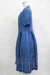 画像2: Jane Marple Dans Le Salon / ヴィンテージレースのDayドレス  ブルー H-26-04-20-018-JM-OP-KB-ZH (2)