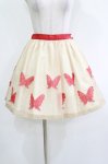 画像1: MILK / Lilyスカート  レッドバタフライ H-26-04-20-020-ML-SK-KB-ZH (1)