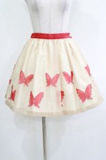 画像1: MILK / Lilyスカート  レッドバタフライ H-26-04-20-020-ML-SK-KB-ZH (1)