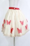 画像2: MILK / Lilyスカート  レッドバタフライ H-26-04-20-020-ML-SK-KB-ZH (2)