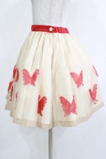 画像2: MILK / Lilyスカート  レッドバタフライ H-26-04-20-020-ML-SK-KB-ZH (2)