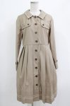画像1: Fi.n.t  / ステッチ使いプリーツワンピースコート Free BEIGE H-26-04-21-026-LO-OP-NS-ZH (1)