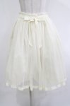 画像1: F&A / グログランリボン使いチュールスカート Free IVORY H-26-04-21-029-LO-SK-NS-ZH (1)