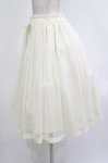 画像2: F&A / グログランリボン使いチュールスカート Free IVORY H-26-04-21-029-LO-SK-NS-ZH (2)