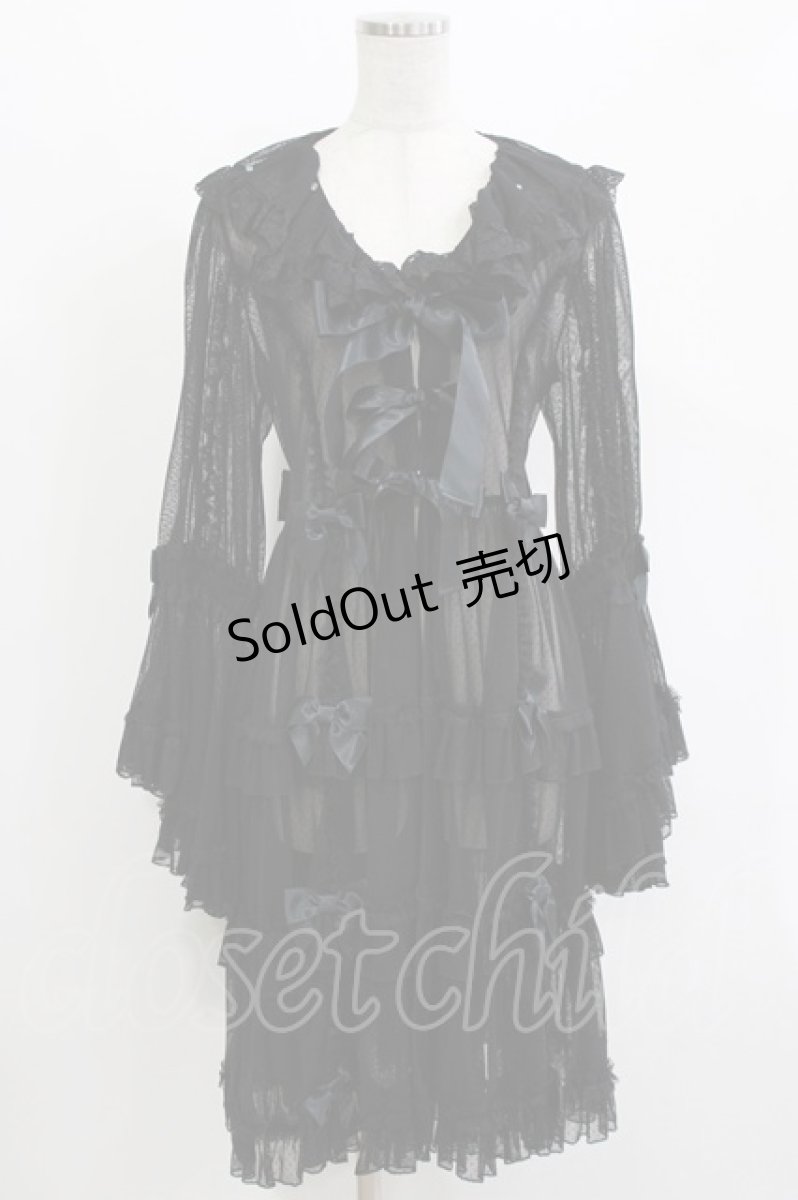 画像1: metamorphose / プリンセスオーバードレス Free ブラック H-26-04-21-034-ME-OP-NS-ZH (1)