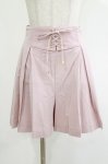 画像1: Fi.n.t / レースアップショートパンツ Free PINK H-26-04-21-042-CA-PA-NS-ZH (1)