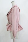 画像2: FLC / MINA*ペプラムブラウス M ピンク H-26-04-21-045-LO-BL-NS-ZH (2)