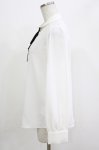 画像2: an another angelus / 多重リボンタイ付きピンタックブラウス Free OFF WHITE H-26-04-21-048-CA-BL-NS-ZH (2)