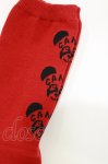 画像2: Candy Stripper / HELLO CANDY SOCKS  レッド H-26-04-21-1004-PU-ZA-KB-ZH (2)