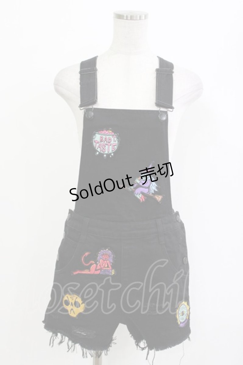 画像1: KILL STAR / Oracle denim overalls XS ブラック H-26-04-21-1031-SL-PA-KB-ZH (1)