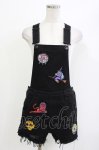 画像1: KILL STAR / Oracle denim overalls XS ブラック H-26-04-21-1031-SL-PA-KB-ZH (1)