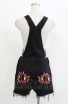 画像2: KILL STAR / Oracle denim overalls XS ブラック H-26-04-21-1031-SL-PA-KB-ZH (2)