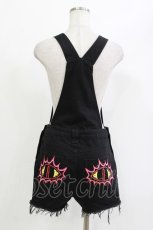 画像2: KILL STAR / Oracle denim overalls XS ブラック H-26-04-21-1031-SL-PA-KB-ZH (2)