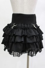 画像3: TRAVAS TOKYO / サスペンダー付きフリルパンツ M 黒 H-26-04-21-1032-PU-PA-AK-ZH (3)