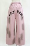 画像3: REFLEM / クロス刺繍スウェットワイドパンツ FREE ピンク H-26-04-21-1037-PU-PA-AK-ZH (3)