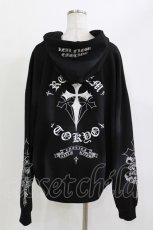 画像3: REFLEM / クロス刺繍ジップアップパーカー FREE 黒 H-26-04-21-1040-PU-TO-AK-ZH (3)