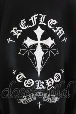 画像4: REFLEM / クロス刺繍ジップアップパーカー FREE 黒 H-26-04-21-1040-PU-TO-AK-ZH (4)