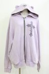 画像1: REFLEM / クマ耳ジップアップパーカー FREE パープル H-26-04-21-1041-PU-TO-AK-ZH (1)