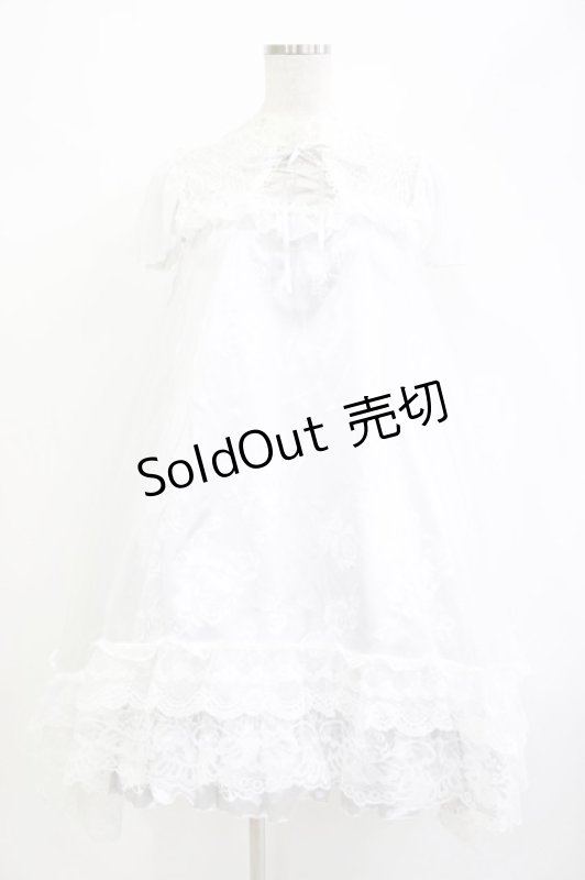 画像1: MR corset / クロシェット風エンジェルウィングワンピース  グレー H-26-04-21-1009-PU-OP-KB-ZH (1)