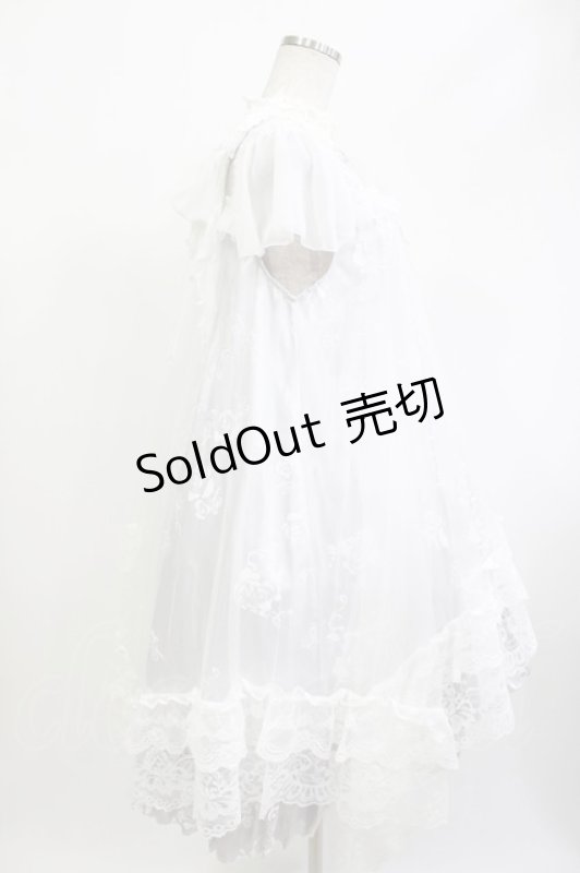 画像2: MR corset / クロシェット風エンジェルウィングワンピース  グレー H-26-04-21-1009-PU-OP-KB-ZH (2)