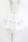 画像1: FRILL / プリントボリュームスカート  ホワイト H-26-04-21-1014-HN-SK-KB-ZH (1)