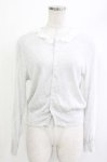 画像1: Jane Marple Dans Le Salon / Frill collar collaboration cardigan  グレー H-26-04-21-1028-JM-TO-KB-ZH (1)