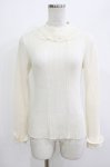 画像1: axes femme / バラボトルネックリブニットプルオーバー M オフ H-26-04-21-056-AX-TO-NS-ZH (1)