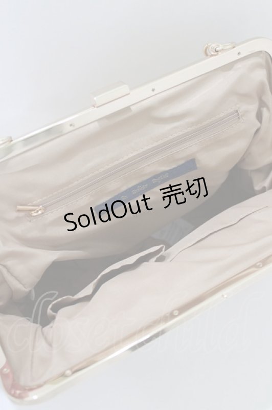 画像3: an another angelus / ローズ刺繍クリアハンドルバッグ Free PINK H-26-04-21-066-CA-BL-NS-ZH (3)