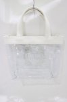 画像2: Maison de FLEUR / クリアトートバッグ  White H-26-04-21-067-LO-BG-NS-ZH (2)