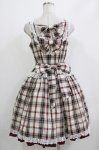 画像3: ALICE and the PIRATES / A/Pタータンチェック柄ジャンパースカート Free 生成り H-26-04-21-001-PA-OP-NS-ZH (3)