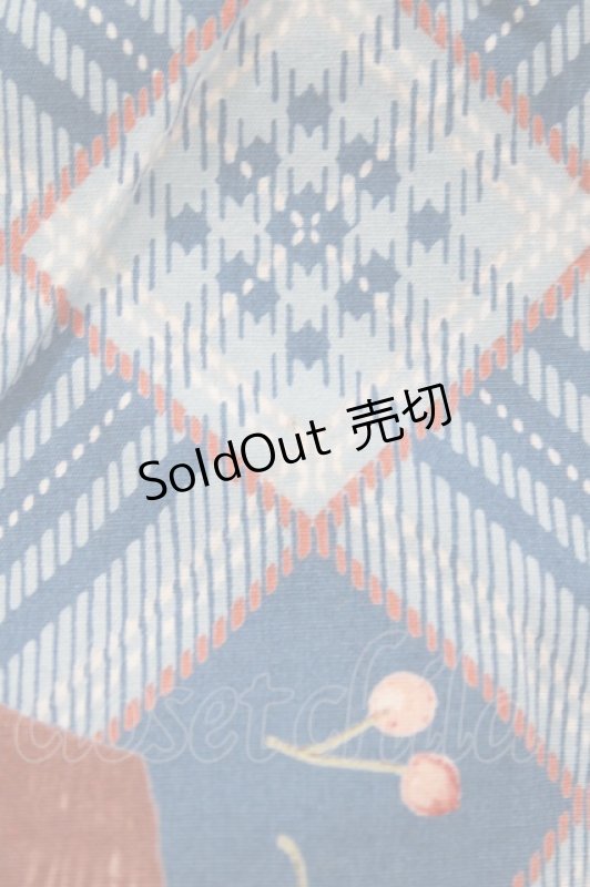 画像5: PINK HOUSE / チェリーバスケットスカート Free ブルー H-26-04-21-019-LO-SK-NS-ZH (5)