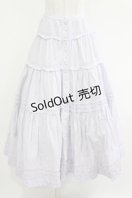 画像1: PINK HOUSE / ピンタックフリルスカート Free ラベンダー H-26-04-21-022-LO-SK-NS-ZH (1)