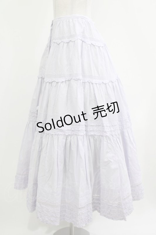 画像2: PINK HOUSE / ピンタックフリルスカート Free ラベンダー H-26-04-21-022-LO-SK-NS-ZH (2)