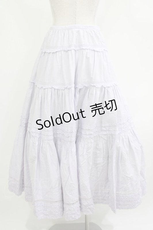 画像3: PINK HOUSE / ピンタックフリルスカート Free ラベンダー H-26-04-21-022-LO-SK-NS-ZH (3)