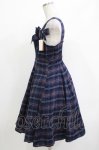 画像2: Fi.n.t / チェックジャンパースカート Free NAVY H-26-04-21-025-CA-OP-NS-ZH (2)