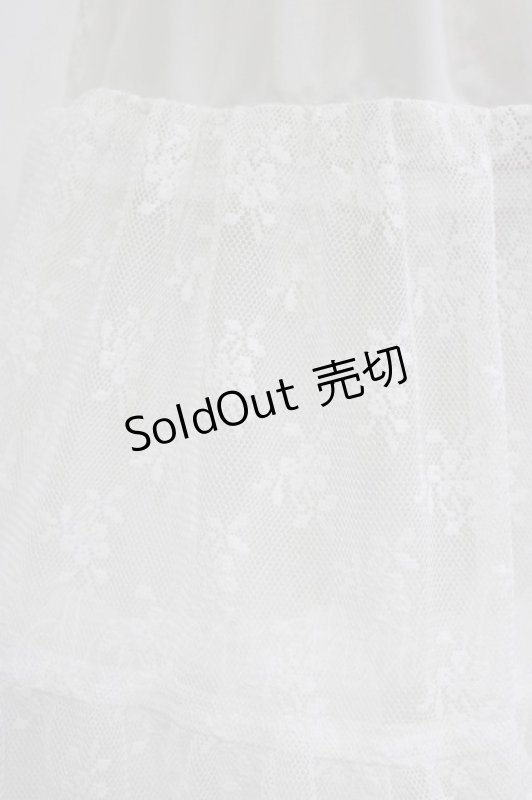 画像4: ROSA BIANCA / フープパニエ/ロング丈 73cm丈 ホワイト H-26-04-22-030-EL-SK-NS-ZH (4)