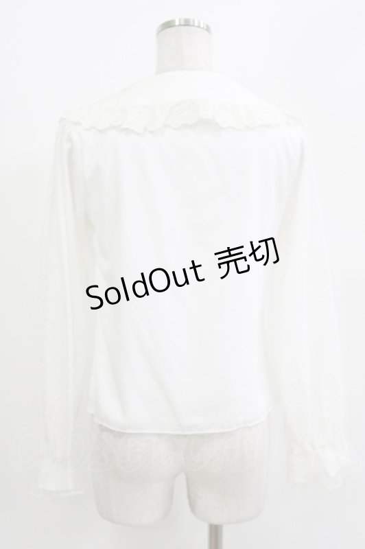 画像3: mille fille closet by LODISPOTTO / romantic dollyブラウス M オフ H-26-04-22-041-LO-BL-NS-ZH (3)