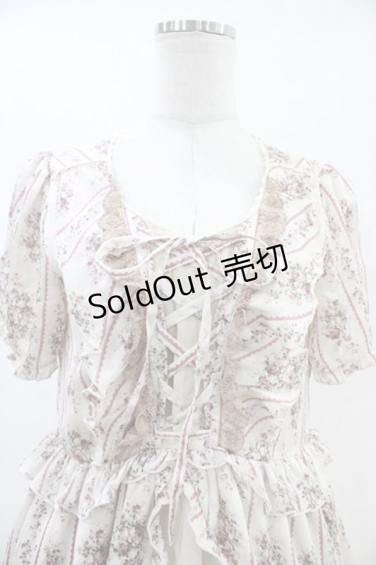 画像3: axes femme / 花柄ワンピース M オフ H-26-04-22-1037-AX-BL-NS-ZH (3)