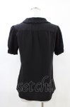 画像2: axes femme / フェミニンラッフルブラウス M ブラック H-26-04-22-1050-AX-BL-NS-ZH (2)