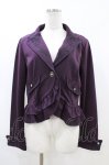 画像1: axes femme / ダークオーナメント柄ジャケット M パープル H-26-04-22-1052-AX-JA-NS-ZH (1)